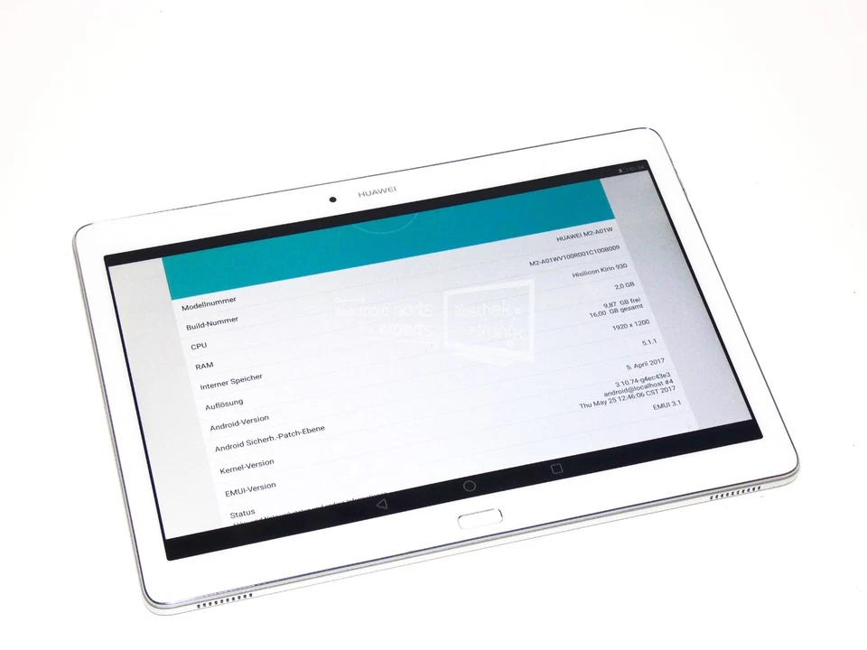 Huawei MediaPad M2 10.0 M2-A01W 16GB 10,1" 25,4cm Android silber Tablet WIFI - Bild 2 von 3