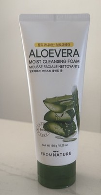 FROM NATURE Aloe Vera Cleansing Foam Soothing Moisturizing 5.29 oz Sealed