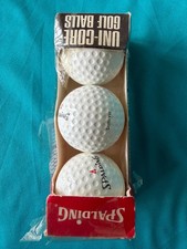 Vintage Spalding Eagle Uni-Core Golf Balls Factory Box