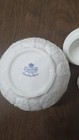 COALPORT : 3” SUGAR BOWL 3” CREAMER Cabbage Countryware WHITE Bone China ENGLAND — photo 6