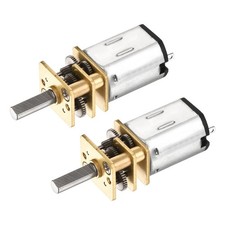 2Pcs 12V 100RPM Torque 20 Micro DC Speed Reduction Motor Mini Gearbox Motor