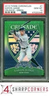 2018 PANINI CHRONICLES CRUSADE GREEN PRIZM #7 AARON JUDGE #/50 POP 2 PSA 10