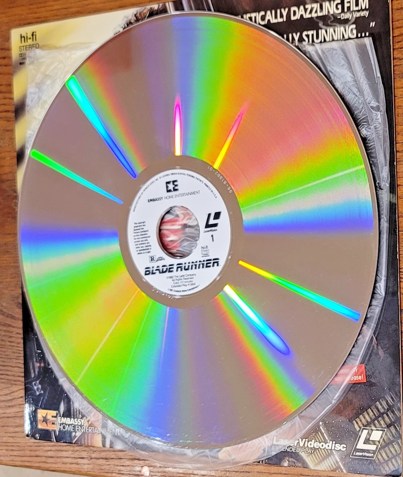 Scarce BLADE RUNNER Laserdisc (Embassy:1982) Deleted Violent Scenes FINE PLUS - Image 3 of 4