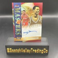 2026 Topps Finest Basketball Masters Autographs Red Allen Iverson 5/5