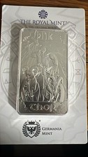 The Royal Mint X Germania Mint Norse Gods THOR 10oz Fine Silver Bar. 36.37 per troy oz