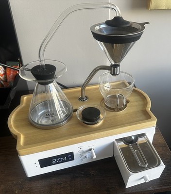 Joy Resolve BARISIEUR Kaffeemaschine mit Wecker Weiß   neuwertig OVP 3mal benutz