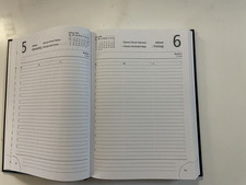 Buchkalender,  Cheftimer 2026,  A5,   1Tag 1Seite Terminplaner
