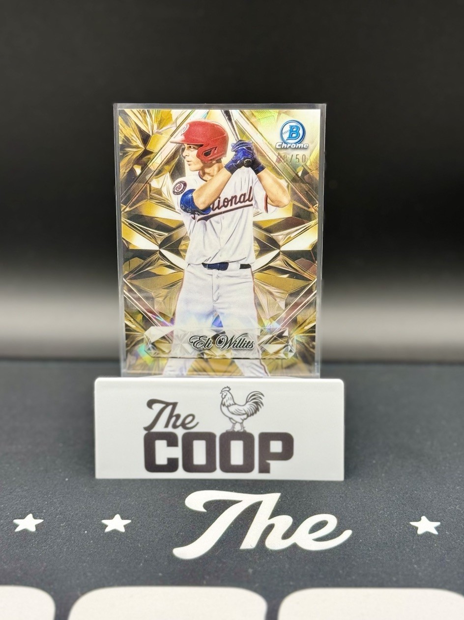 Eli Willits 2025 Bowman Draft Sapphire Sapphire Selections Gold /50