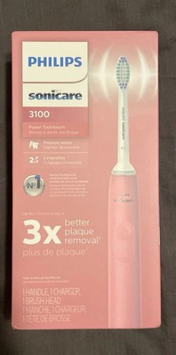 Philips Sonicare 3100 Power Toothbrush Rechargeable Electric Toothbrush Pink NEW