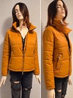 Ladies ThreeMaster Vintage - Ladies Quilted Jacket in Mustard Yellow