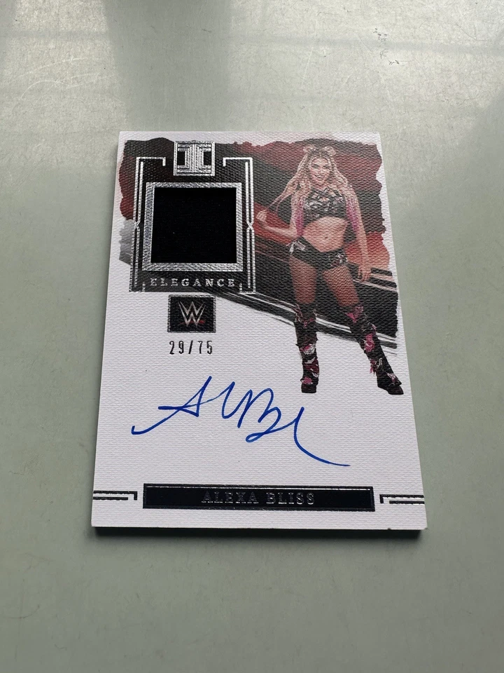 2023 Panini Impeccable WWE Memorabilia Autograph Alexa Bliss /99 - Image 3 of 4