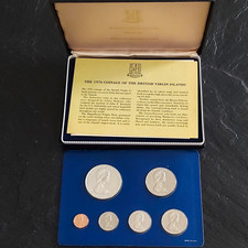 Franklin Mint 1976 British Virgin Islands Proof Set 6-Coin Set w/ COA