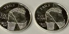1/10 oz silver rounds lot of 2 (Risque)