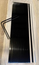 SHOWER ROOM TAMBOUR DOOR BLACK 60cm x 200cm Motorhome/Campervan