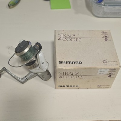 Shimano Stradic 4000FE Spinning Reel 3.7:1 Front Drag 1BB w/ Box Spool