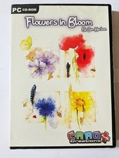 Flowers In Bloom , PC Arts Crafts CD ROM By Jan Harbon - Brand New Sealed