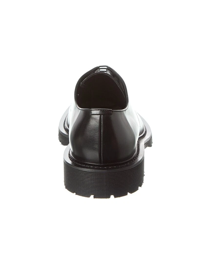 SAINT LAURENT (YSL) Derby uomo Saint Laurent esercito in pelle