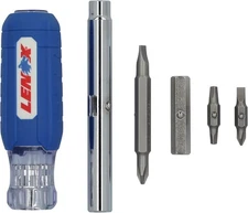 Lenox 9-In-1 Multi-Bit Screwdriver Pack of 1, Blue 