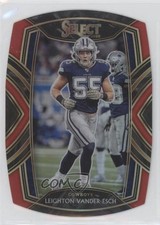 2020 Panini Select Club Level Red Prizm Die-Cut Leighton Vander Esch #232 03rx