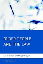 Older people and the law By Ann McDonald,Margaret Taylor