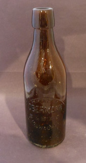 Obermann Blob Beer Bottle Property of B & B Co. Milwaukee WI
