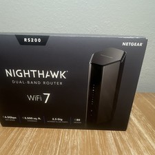 NETGEAR Nighthawk RS200 WiFi 7 Dual-Band Router 6.5Gbps 4x2.5G USB 3.0