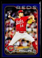2024 Topps #670 Connor Phillips Royal Blue