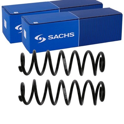 2X SACHS FAHRWERKSFEDERN HINTEN PASSEND FÜR VW GOLF LINKS+RECHTS