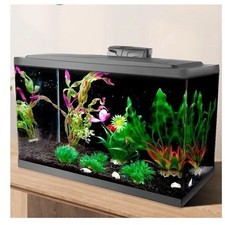 2 Aquarium Static Self Cling Black Fish Tank Background 24  X 12  2 for 1