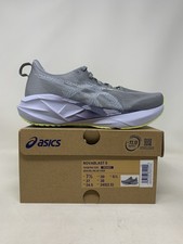 Women's Asics Novablast 5, Gravel/Blue Fade, 7.5 B Medium US