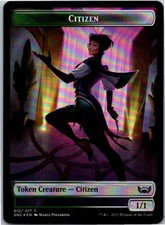 Devil // Citizen Double-Sided Token T Foil Streets of New Capenna 8 // 12 NM