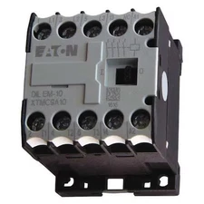 Eaton Xtmc9a10a Miniature Iec Magnetic Contactor, 3 Poles, 120 V Ac, 9 A,