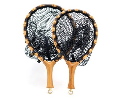 Graywolf Kawa Fishing Net Hardwood Bamboo - Two Sizes - Small Water Nets