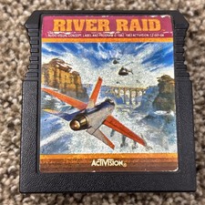 River Raid Vintage Game - 1983 - Atari 400/800/XL/XE/XEGS) Cartridge Only - Rare image