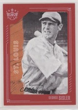 2021 Panini Diamond Kings Red Framed George Sisler #17 HOF 0q7