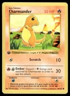 Pokemon Cards Charmander 46/102 1st Edition Base Set Shadowless Common MP *1