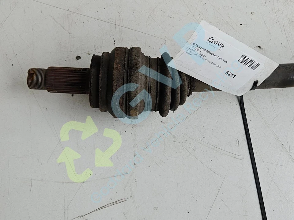 BMW X3 F25 Driveshaft Right Rear 7598042 - Image 2 of 4