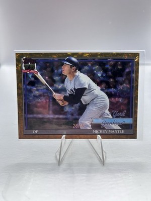 2026 Topps Mickey Mantle Gold Crackleboard /50!!