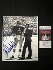 Jim Harbaugh & Bo Schembecler Signed & Autograph 8 x 10 Photo JSA COA