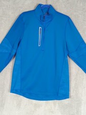 OGIO Endurance Blue Quarter Zip Pullover Jacket Men's M Lightweight Golf