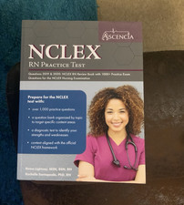 NCLEX-RN Nursing Exam Prep Book Lot Kaplan 20...