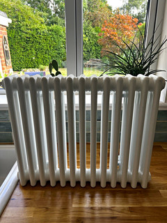 White Horizontal triple Column Radiator 650w x 500 h