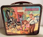 Vintage 1965 Brown Bonanza Metal Lunchbox & Thermos — photo 3