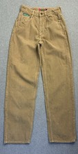 Women  s Empyre Corduroy Pants Size 0 Tan High Rise Straight Leg Skate Style