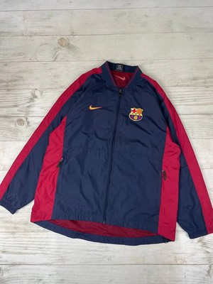 Vintage Nike Barcelona 2002-03 Track Jacket Football Soccer Men