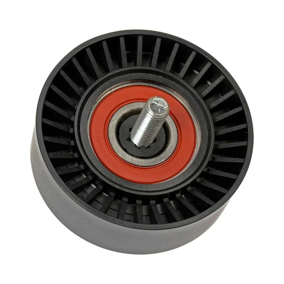 Polea loca motor Ford GT 2017-2021 | negra | tipo cabeza de perno hexagonal | correa en V Foto 3 de 4