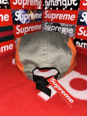Supreme Contrast Panel Camp Cap Orange FW18 NEW WITH TAGS | eBay