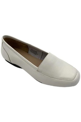 ARRAY Women's Freedom Slip-On Leather Loafers White