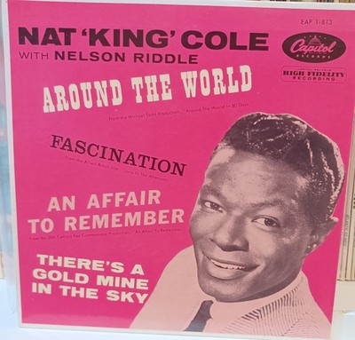 Nat King Cole & Nelson Riddle-  Around The World /Fascination - 7'' Record 45 RPM
