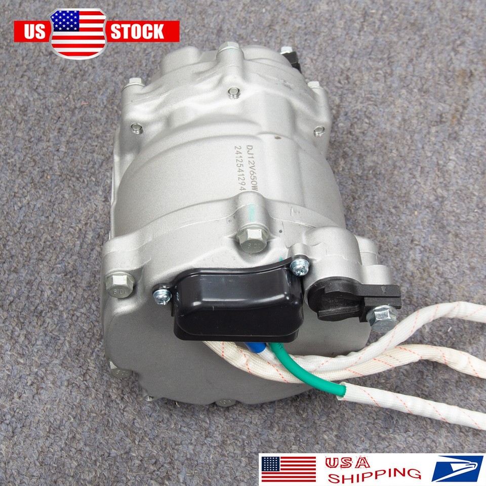 12V Auto Electric AC Compressor Universal For AC Air Conditioning Car ...